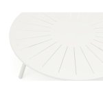 Table basse d’extérieur ronde OUDON, en aluminium