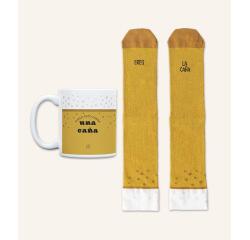 Kit Taza + Calcetines "Eres la caña" talla 36-41
