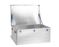 Malle en aluminium avec coins