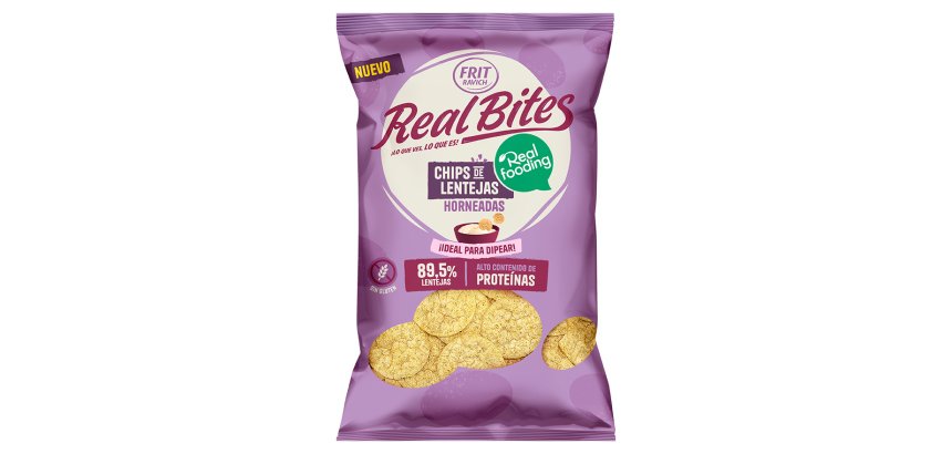 Bolsa Real Bites sal Frit Ravich - 80 g