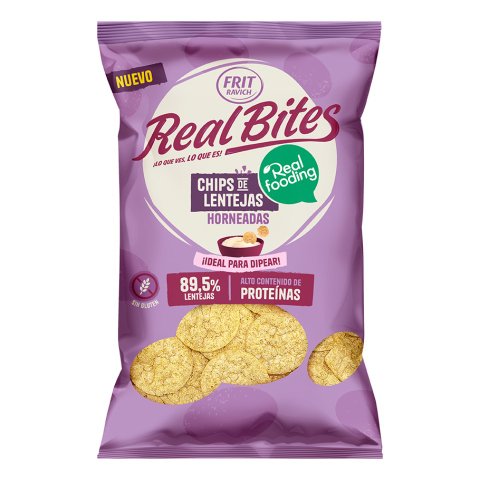 Bolsa Real Bites sal Frit Ravich - 80 g