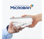 Grapadora EasyPress LX870 Fellowes blanca Microban. Carga completa