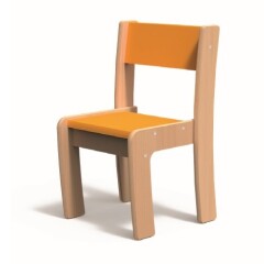 Chaise Fabiano Kids empilable en mélamine - Taille T0 - Ecole maternelle
