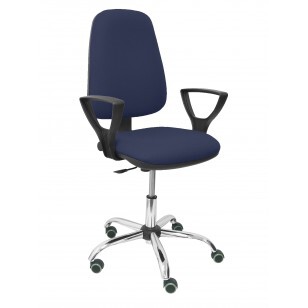 Silla Socovos bali amarillo brazos fijos - Azul marino