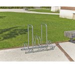 Râtelier 3 vélos avec 2 arceaux pour antivol