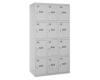 Taquilla desmontada Simon Locker desm. 4 puertas 3/12 300 (900) gris