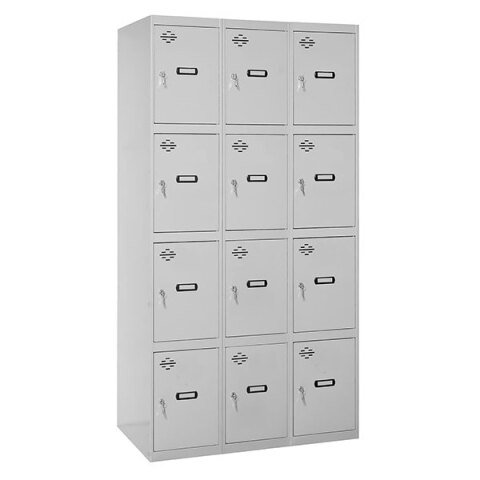Taquilla desmontada Simon Locker desm. 4 puertas 3/12 300 (900) gris