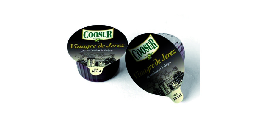 Vinagre de Jerez Coosur tarrina de 10 ml - Caja de 200 unidades