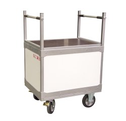 Chariot niveau constant polypropylène 100 kg 800 x 600 mm