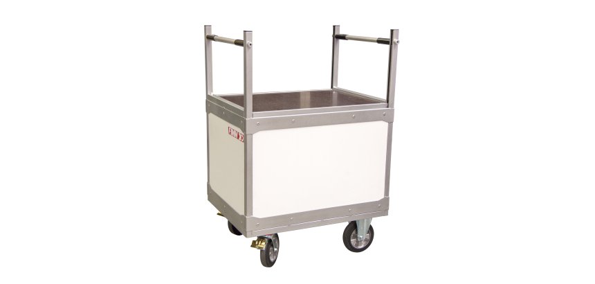 Chariot niveau constant polypropylène 100 kg 800 x 600 mm
