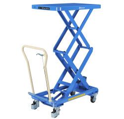 Table élévatrice manuelle Bishamon® double ciseaux 150 kg