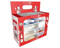 FARBOX Ensemble de secours 100 % Recyclable Universel 10/20 personnes