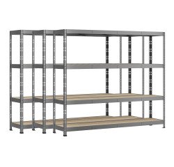 Rayonnage MODULO - Jeu 3 étagères Rack - 4 plateaux