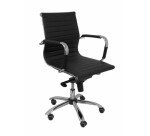 Sillón Madroño confidente similpiel negro