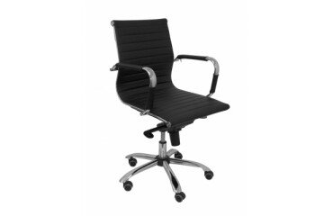 Sillón Madroño confidente similpiel negro