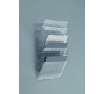 Trieur mural 6 cases FLEXIBOXX Durable A4 paysage incolore