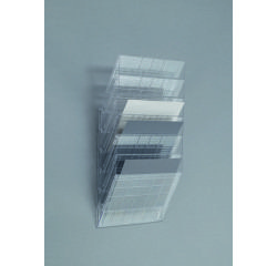 Trieur mural 6 cases FLEXIBOXX Durable A4 paysage incolore
