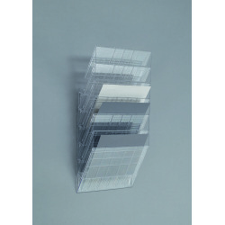 Trieur mural 6 cases FLEXIBOXX Durable A4 paysage incolore