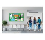 Tablero de anuncios de fieltro de formato panorámico Nobo Impression Pro de 1550x870 mm