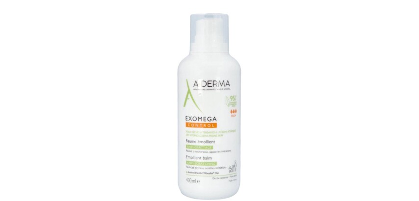 Baume émollient Aderma Exomega Control  - Flacon de 400 ml