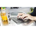 Silver HT Teclado Mini Backlit Keyboard