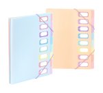 Trieur Extensible 8 compartiments A4 - Rainbow Pastel - Viquel - 25,5 x 32 cm