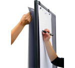 Tableau multi-usages XL PREMIUM - Tableau blanc / Feutrine gris - Legamaster