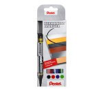Rotulador permanente N850 Pentel - Estuche de 4 surtido