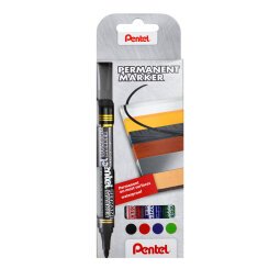 Rotulador permanente N850 Pentel - Estuche de 4 surtido