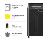 Destructora Trituradora de documentos Fellowes 425i corte en tiras de 5.8mm