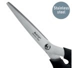 Tijeras Leitz de acero inoxidable 185 mm