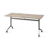 Table rabattable POLLY L.160 x P.70 cm Plateau Orme