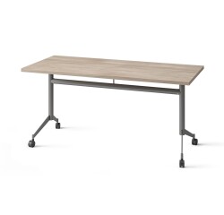 Table rabattable POLLY L.160 x P.70 cm Plateau Orme