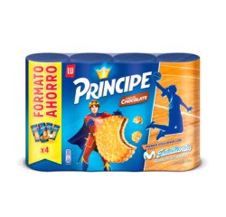 Galletas Príncipe choco  Lu - Pack 4 x 300g