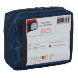 Trousse de secours Véhicule individuelle en tissu bleu