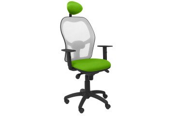 Chaise Jorquera avec maille grise appui-tête fixe et assise Bali
