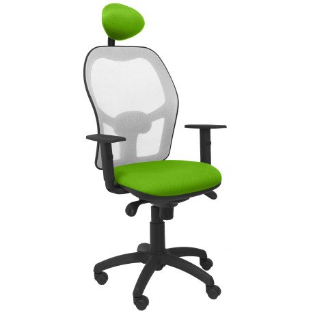 Chaise Jorquera avec maille grise appui-tête fixe et assise Bali