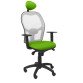 Chaise Jorquera avec maille grise appui-tête fixe et assise Bali