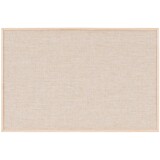 Tablero de tela Earth Bi-Office enmarcada en madera maciza