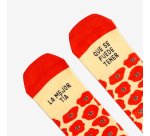Calcetines "La mejor tía que se puede tener" flores Fam talla 36-41