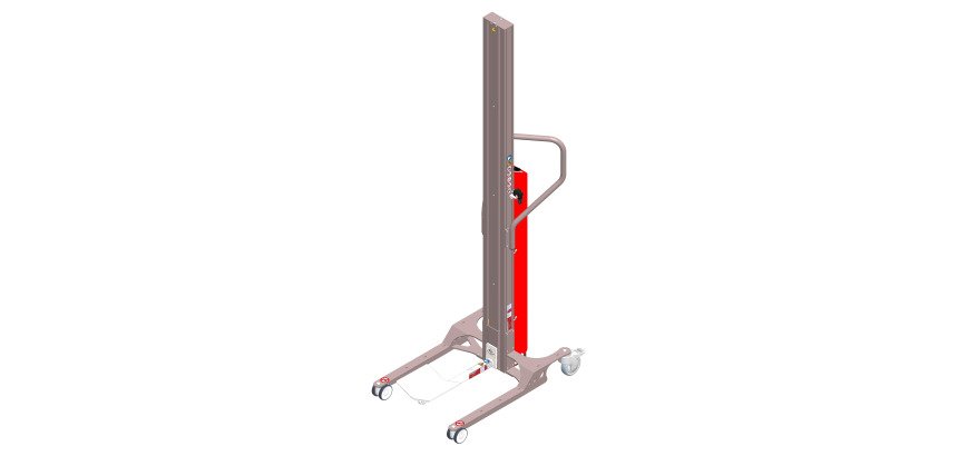 Gerbeur Astair à levée électrique avec éperon à galet et plateau V 30 kg course de levée 1600 mm