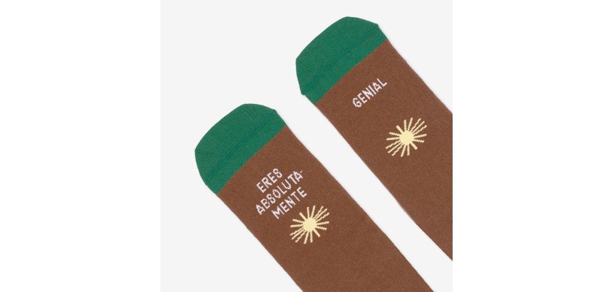 Calcetines "Eres absolutamente genial" talla 42-46