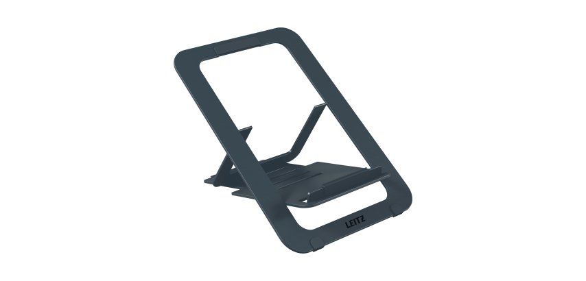 Soporte para portátil ajustable ultraplano de aluminio Leitz Ergo