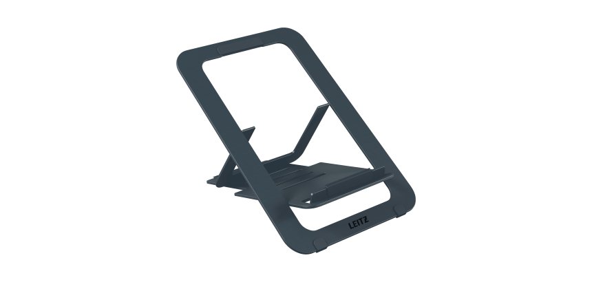 Soporte para portátil ajustable ultraplano de aluminio Leitz Ergo