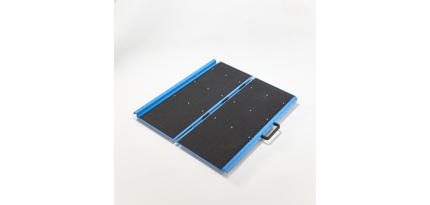 Rampe d'accès pliable en aluminium AVEC carillon