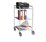 Desserte 250 kg 3 plateaux 635x470 mm tôle
