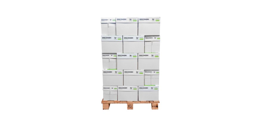 Papier Discovery A4 70g - Pallet van 200 pakken met 500 vellen