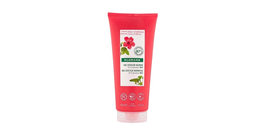 Gel douche à la fleur d'hibiscus Klorane - Tube de 200 ml