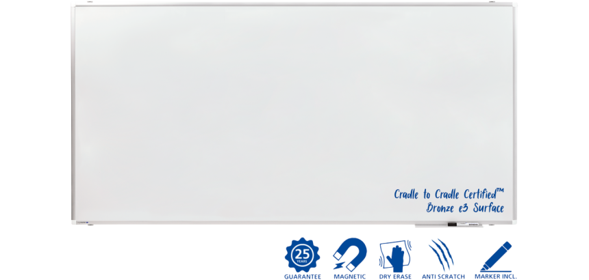 Tableau blanc émaillé PREMIUM PLUS 100x200cm - Legamaster