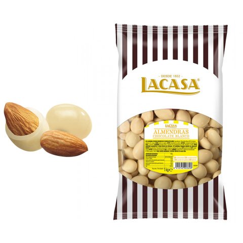 Almendra con chocolate Blanco Lacasa1 kg